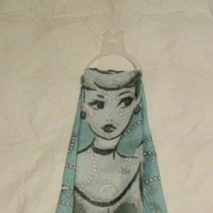 Disney Parks Shanghai Polyester Scarf CINDERELLA